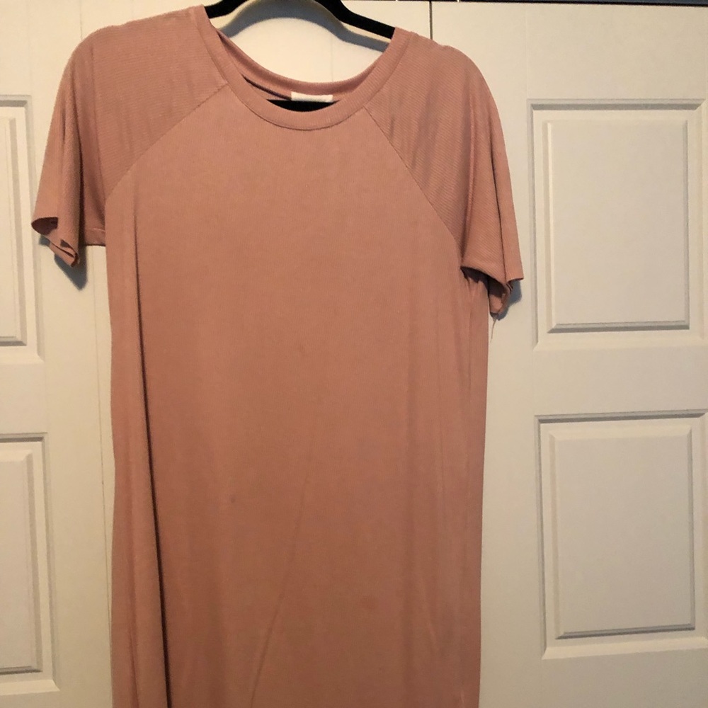 Forever 21 ribbed T-shirt dress